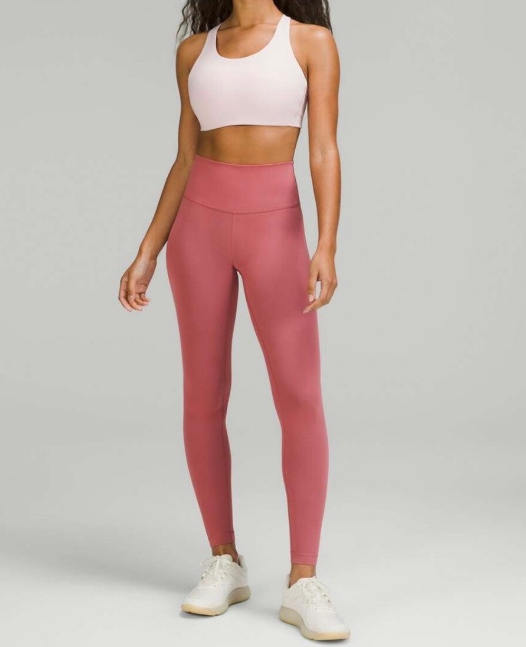 Lululemon Wunder Train High-Rise Tight 28" Pink Size 10 Yoga Athletic